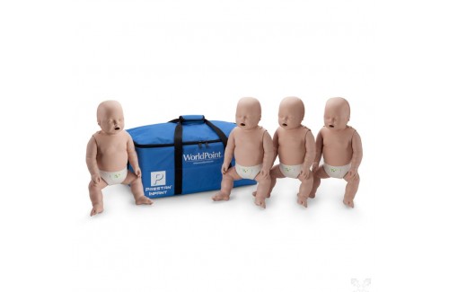 Prestan® Infant Manikin with CPR Monitor - Medium Skin - 4 Pack