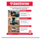CPR/AED Instructional Poster - Save Station