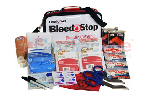 Bleedstop Double 100 OTS Bleeding Wound Trauma First Aid Kit