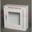 Compact Size Non-Alarmed AED Wall Cabinet Surface Mount w/ AED Signs 