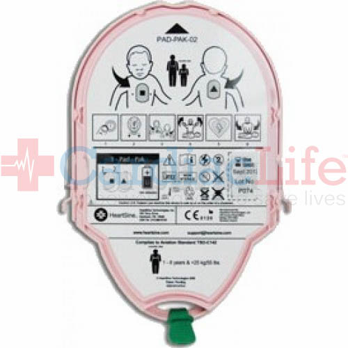 HeartSine Samaritan Pediatric Pad-Pak | Cardiac Life