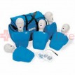 CPR Prompt Adult/Child Manikins 5-Pack BLUE w/ Carry Bag