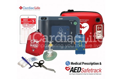 Philips Heartstart FRx AED Package 861304_R01 AND M5070A SPARE BATTERY PLUS EXTRAS