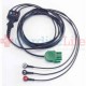Physio-Control LIFEPAK 1000 ECG/EKG Monitoring Cable, 3-wire (Lead II)