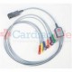 Physio-Control LIFEPAK 12/15 ECG Patient 6-wire Precordial Lead Attachment Cable