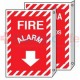 Fire Alarm Sign  2 Sided