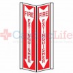 Fire Extinguisher Tent Sign