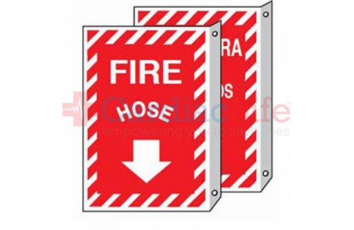 Fire Hose Sign 9x12