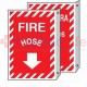Fire Hose Sign 9x12