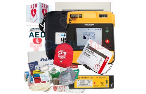 Physio-Control LIFEPAK 1000 AED Stadium and Arena Value Package - CALL FOR SPECIAL PRICING 