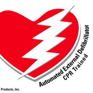 Desktop Flag for CPR AED Trained Responders