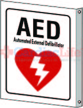 Projecting AED Wall Sign - 9" x 12"