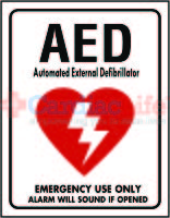 AED Location Sign 9" x 12"