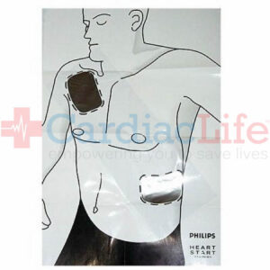 Philips HeartStart Adult Pad Placement Guide